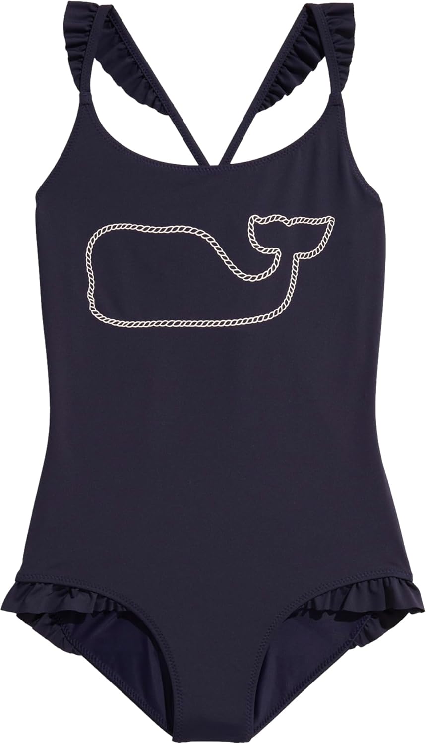 vineyard vines Girls' Girls' Ruffle One-piece