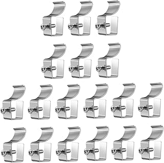 Cabilock Outdoor Camera 18 pcs Security Steel for Vinyl Heavy No-Hole Hooks Screws Hangers Screw Clip Outdoor Needed Hanger Hanging Clips Camera Duty Siding Metal Hangers
