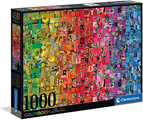 Clementoni - 39594 - Jeu de Création et Logique pour Enfants et Adultes - à Partir de 14 Ans et Plus - Puzzle ColorBoom Collection - - 1000 Pièces - Collage