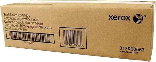 Xerox Unidad de tambor negro, rendimiento 190000 (013R00663)