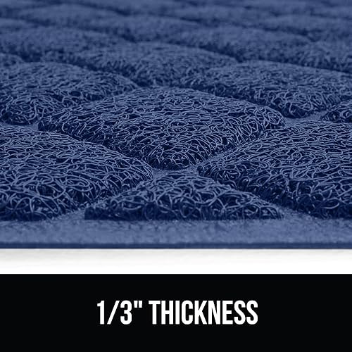 Miniatura 9 de Gorilla Grip - Tapete grueso para arena de gato, 47 x 35, menos residuos, atrapa suciedad, se mantiene en su sitio, suave para las patas, limpieza