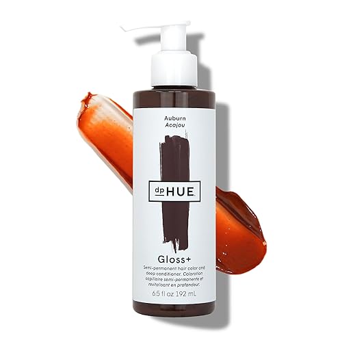dpHUE Gloss - Auburn 65 oz - Tinte semipermanente para el cabello y acondicionador profundo que aumenta el color - Mejora y profundiza el cabello