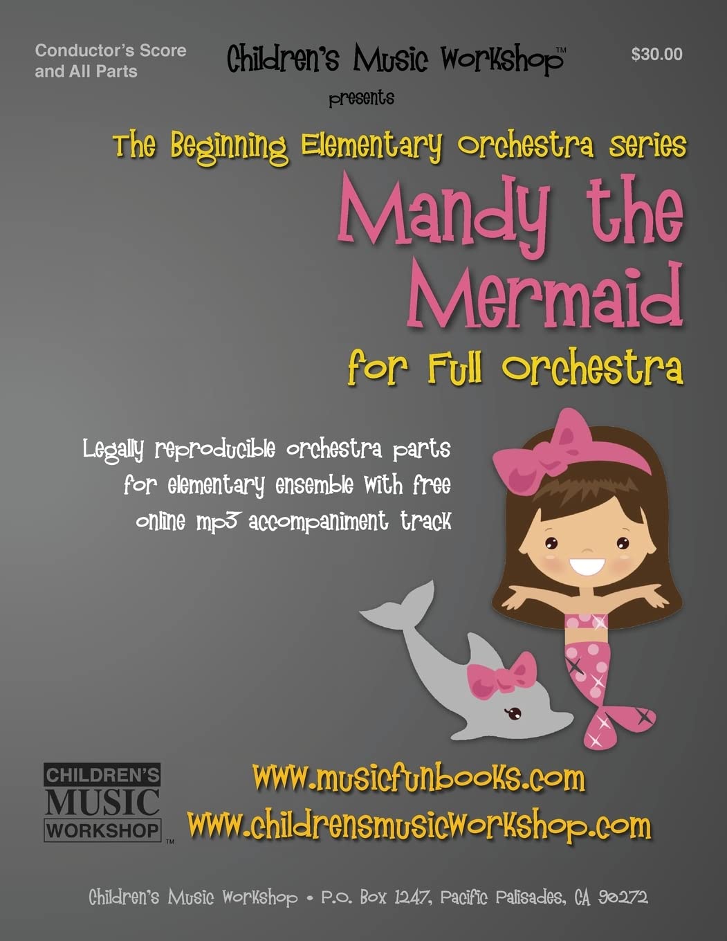 Mandy the Mermaid: Legally reproducible orchestra parts for elementary ensemble with free online mp3 accompaniment track (Beginning Elementary Full Orchestra Series)