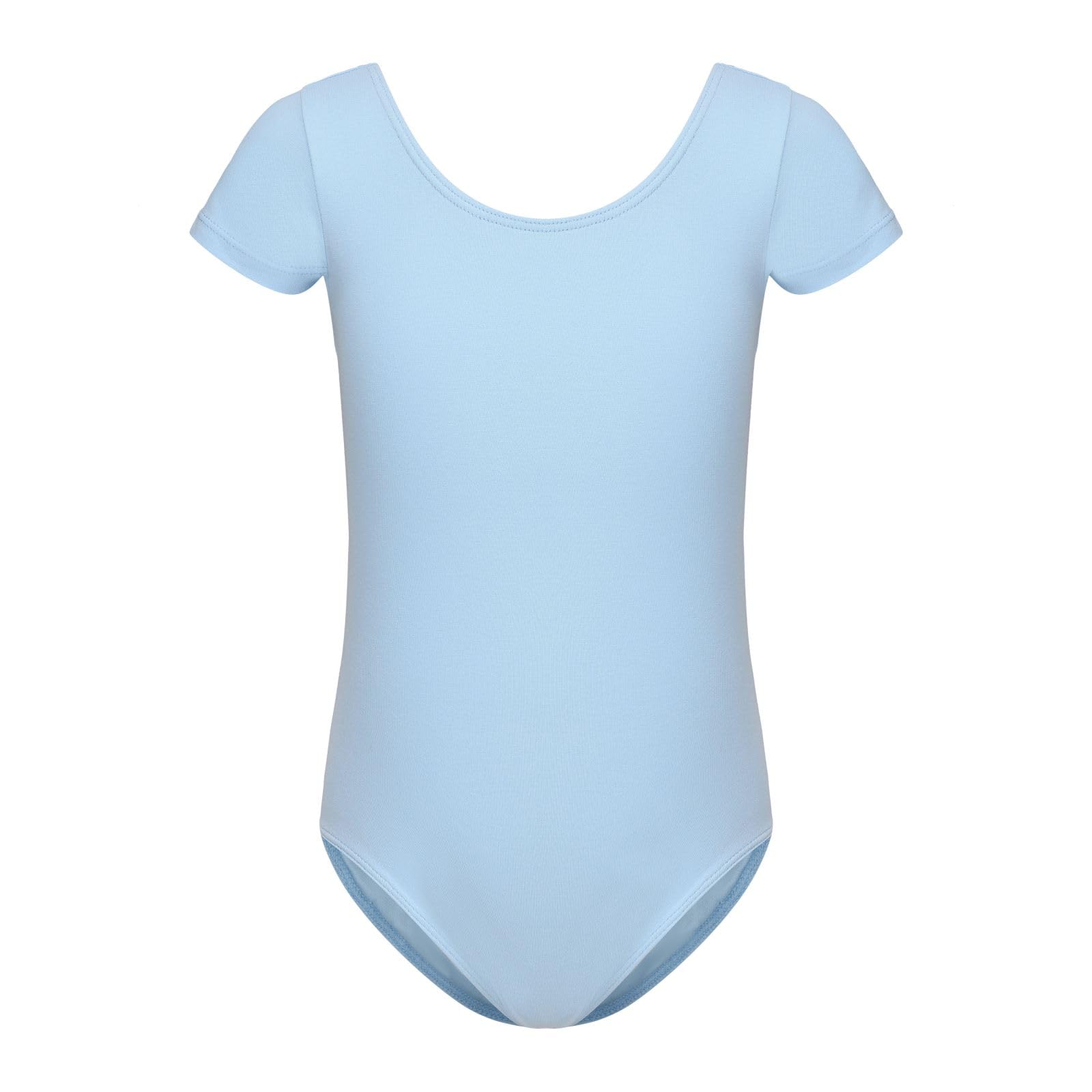 HIPPOSEUS Maillot de Ballet Danza para Niña Mangas Corta Ballet Body Leotardos Danza Clásico Gimnasia Ritmica, AM0019DX — view 10