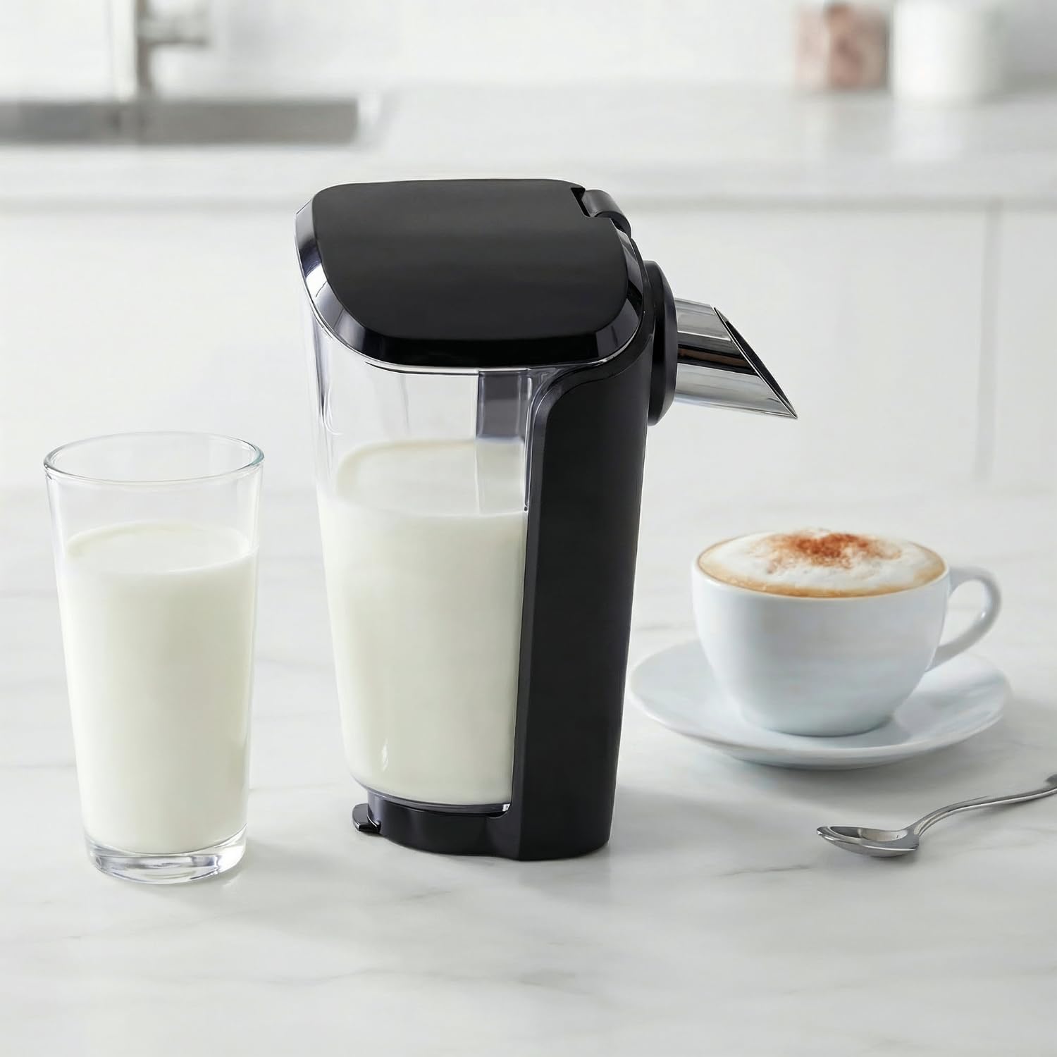 Milchbehälter kompatibel mit Philips LatteGo Kaffeemaschinen – LatteGo Milchkaraffe mit Deckel (C-Version) – Ersatz für CP1199 / CP0657/01 – passend für Serien 3200, 4300, 5000, 5400