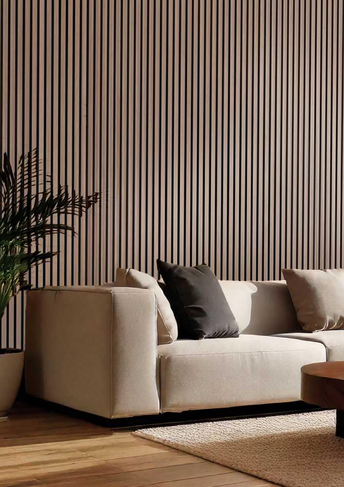 Pannello Murale a Doghe Fonoassorbente MDF e Feltro 280x60 cm Rovere - Confezione da 4 Pezzi (6,72 m²)