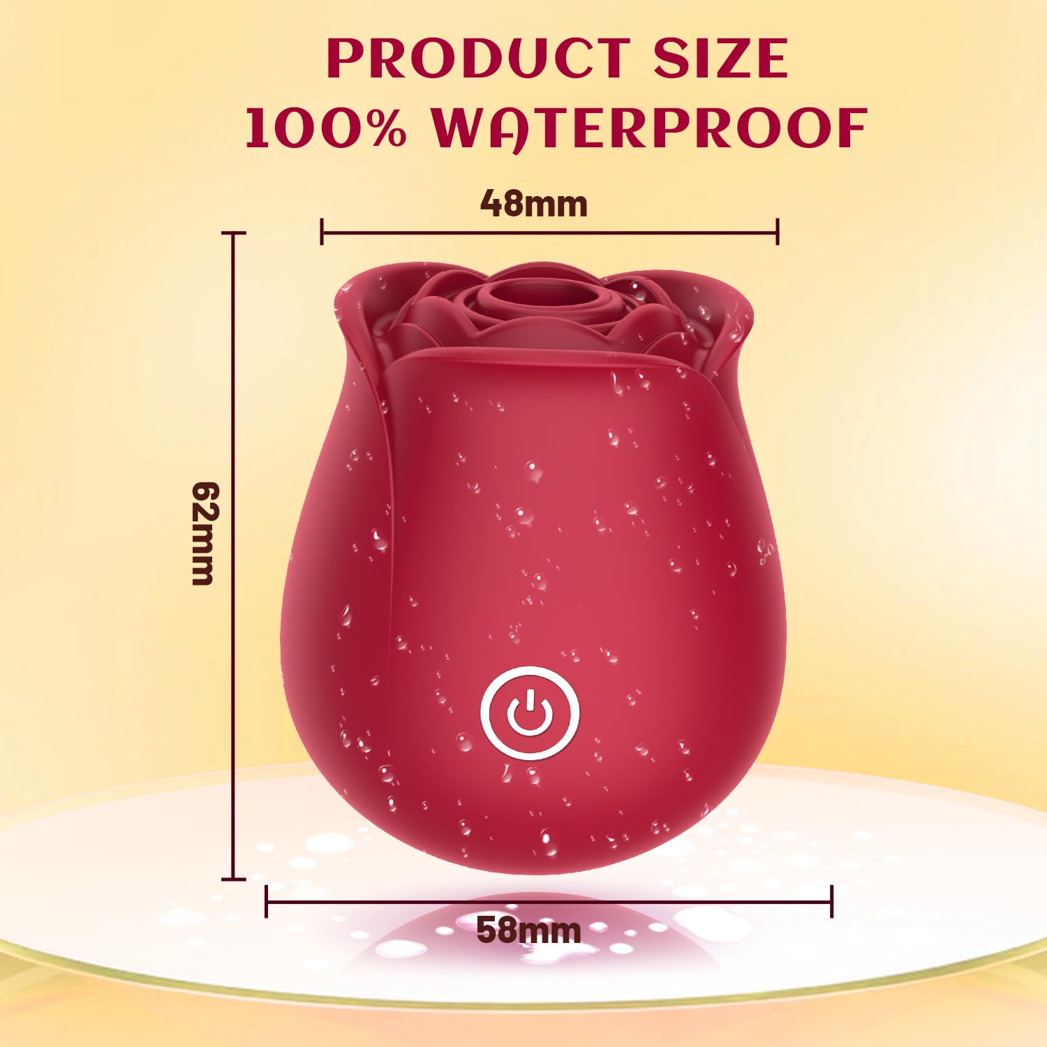 Amazon.com: Portable Rose Flower Toys for Women, Lovely Petals Rose Toy  Vibrator, 10 Suction & Vibration Modes Clitoral Stimulator Gift for Her ( Rose Red) : Health & Household