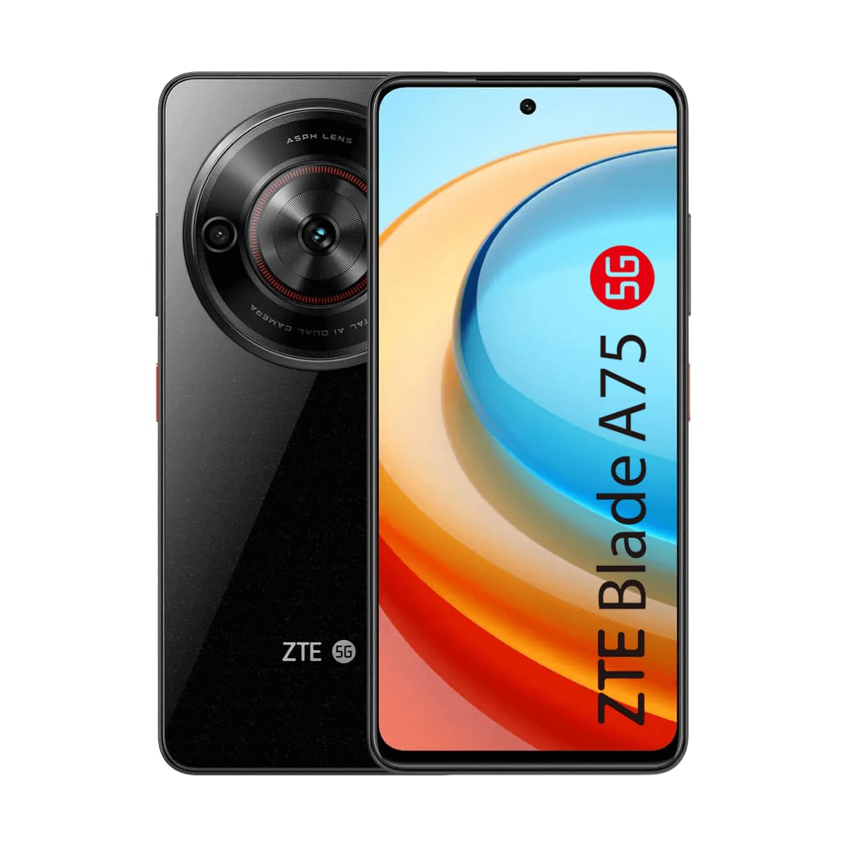 blade del cellulare azzurro con logo
