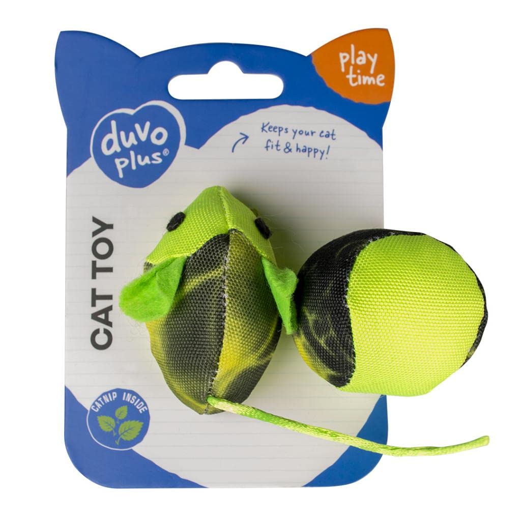 Duvo+ Flash Mouse and Ball Cat Toys - 2pc - 16x3.8x4cm Green - 2 pcs (B09X5CVWZX) Amazon Price History, Amazon Price Tracker