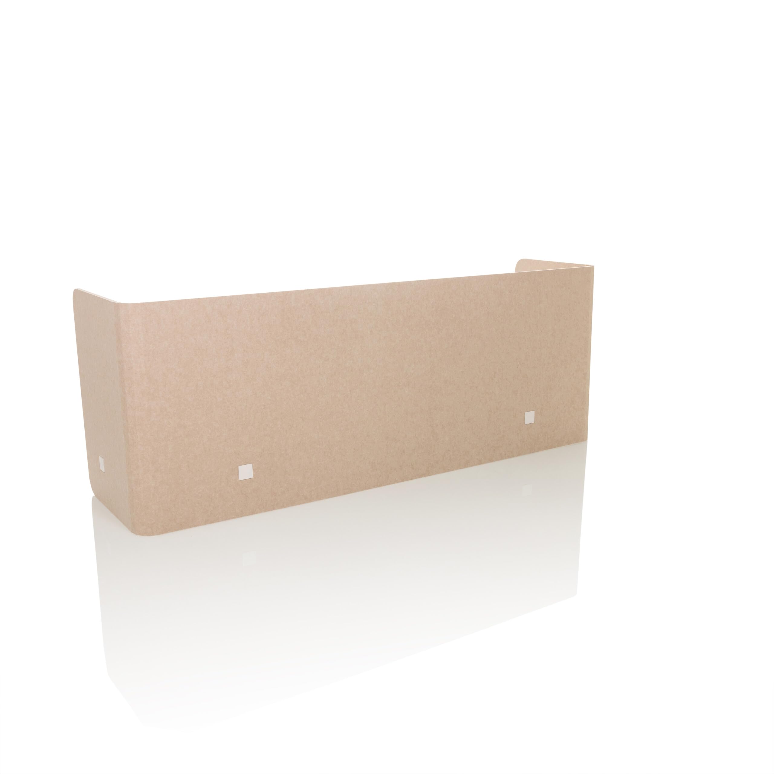HJH Office Parete divisoria Acustica per scrivania FLEXMIUT U Schermo Privacy Utilizzabile Come Parete divisoria angolare o Frontale, Grigio