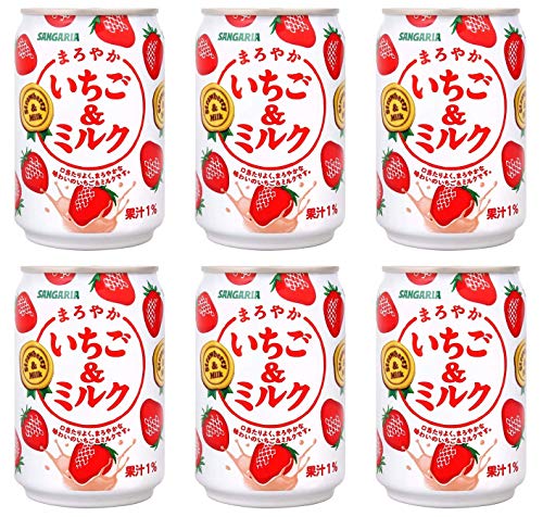 Sangaria Strawberry Milk, Extremely Popular in Japan - 8.69 Fl Oz | Pack of 6