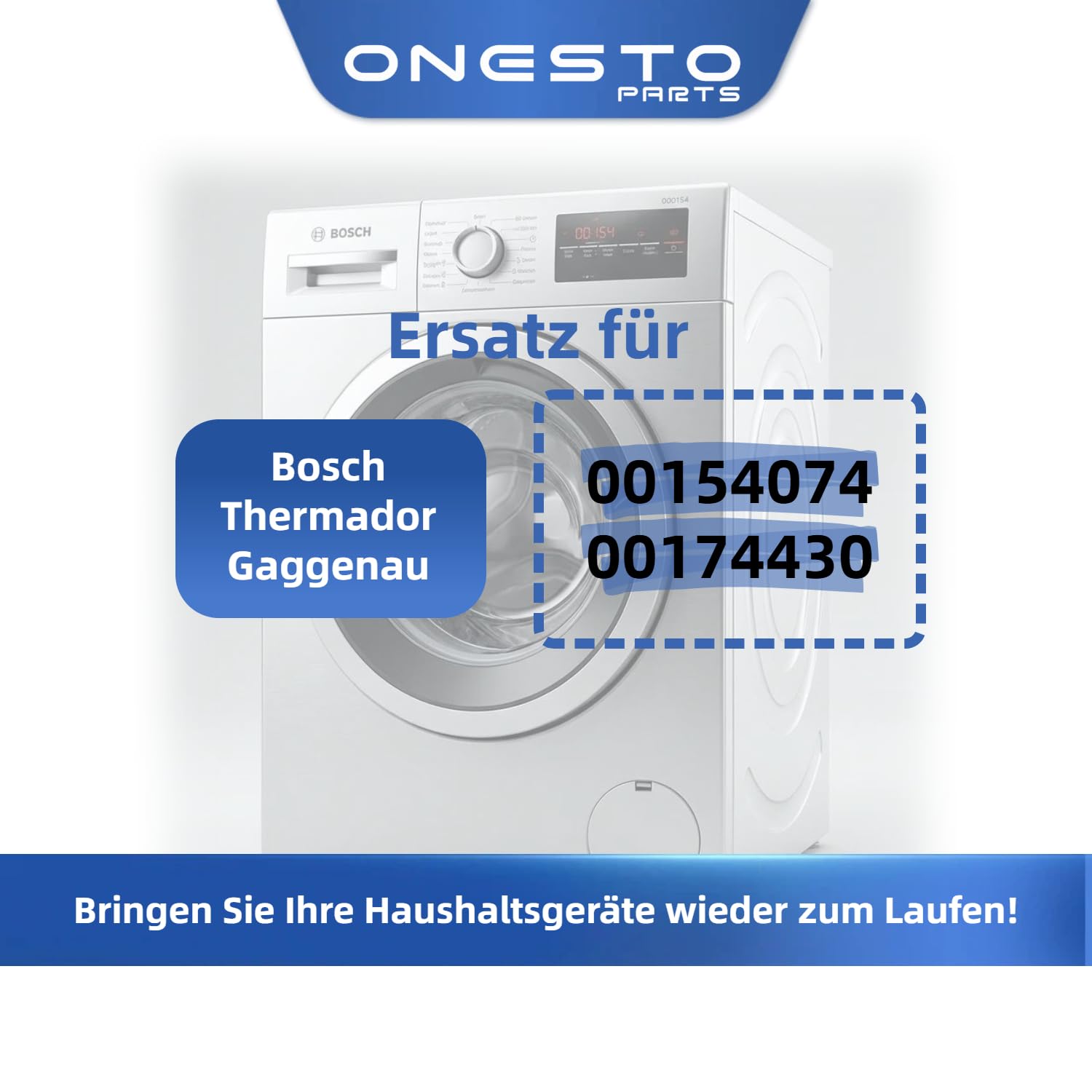 Trockner Türhaken Ersatz für Bosch Siemens 00154074 154074 00174430 174430 Wäschetrockner