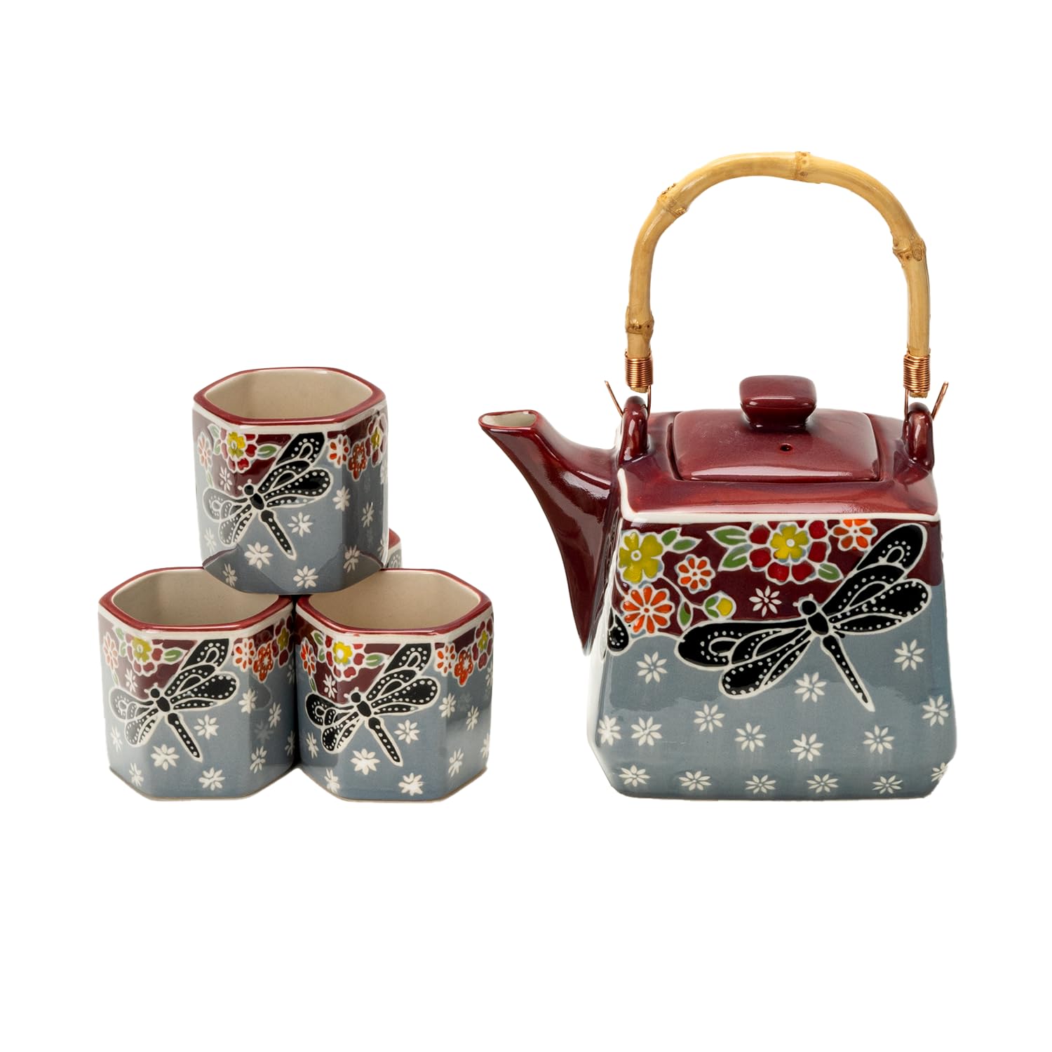 Amazon.com | Urban Tokyo Japanese Style Cube Shape 20oz Porcelain