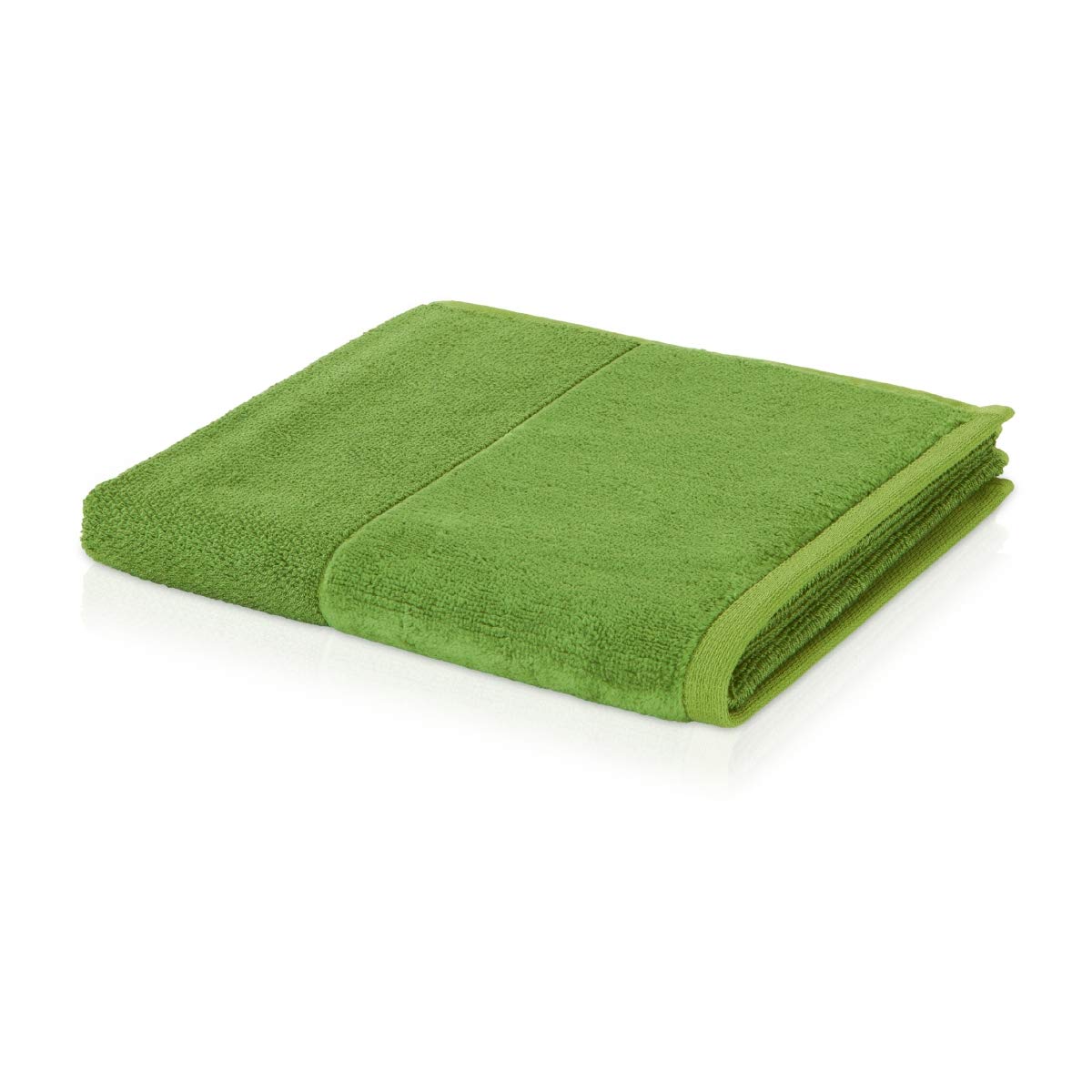 Möve Bamboo Luxe Handtuch 50 x 100 cm aus 60% Baumwolle / 40% Viskose aus Bambus-Zellstoff, Peridot