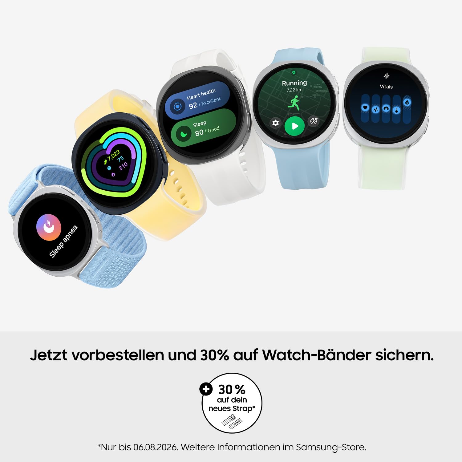 Samsung Galaxy Watch9 AI Smartwatch 40mm, Minimalistisches Design, Cream | Snapdragon Wear Elite, Bluetooth, 390 mAh Akku, Schlaf-/Gesundheits-Coach, 3 Jahre Herstellergarantie [Exklusiv auf Amazon]