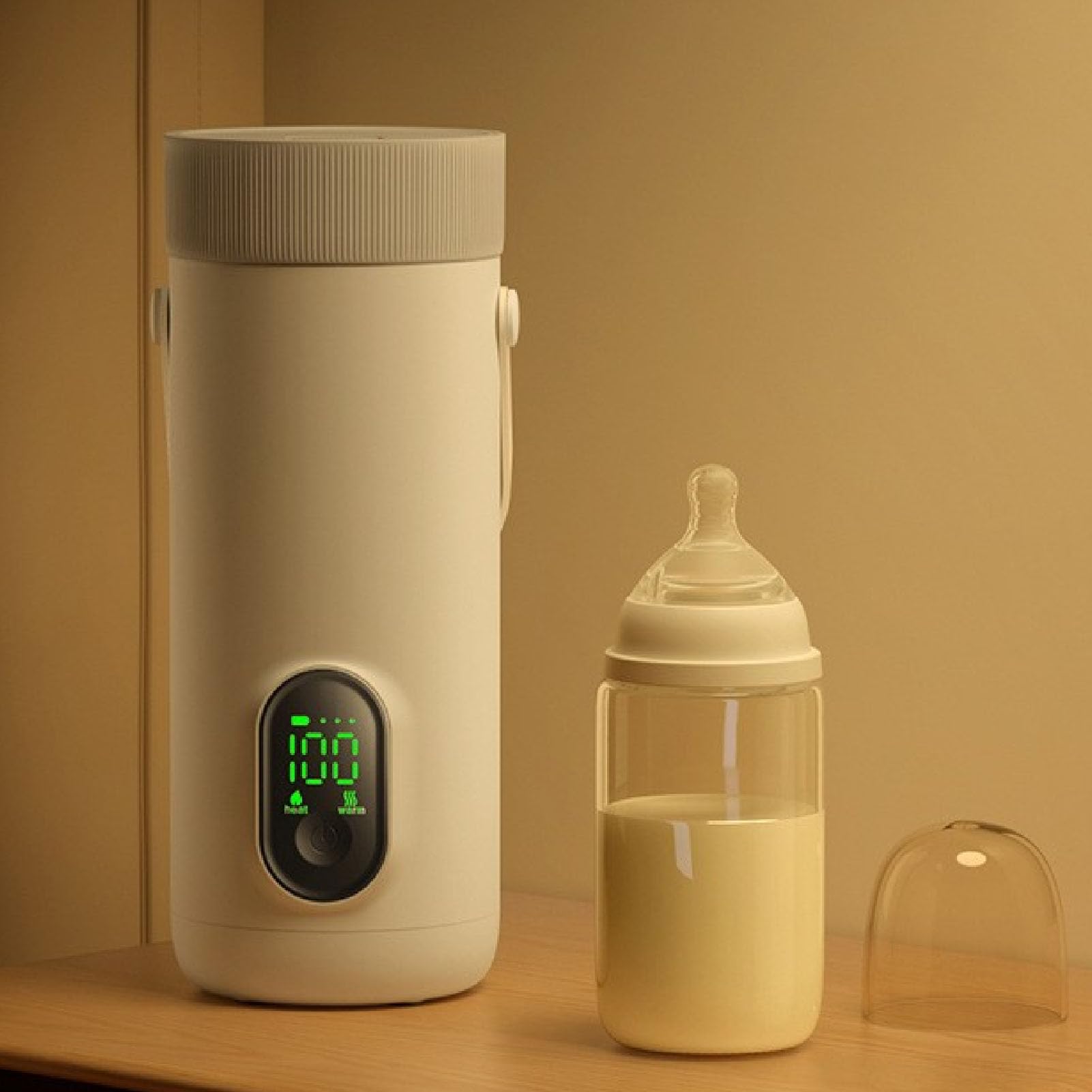 Goshyda Travel Electric Bettle, 350 Ml Przenośna Bezprzewodowa Małe kawiarnię Herbaty, Stała Temperatura, ładowanie USB Kotł Ciepłej Wody, 304 Stal Nierdzewna