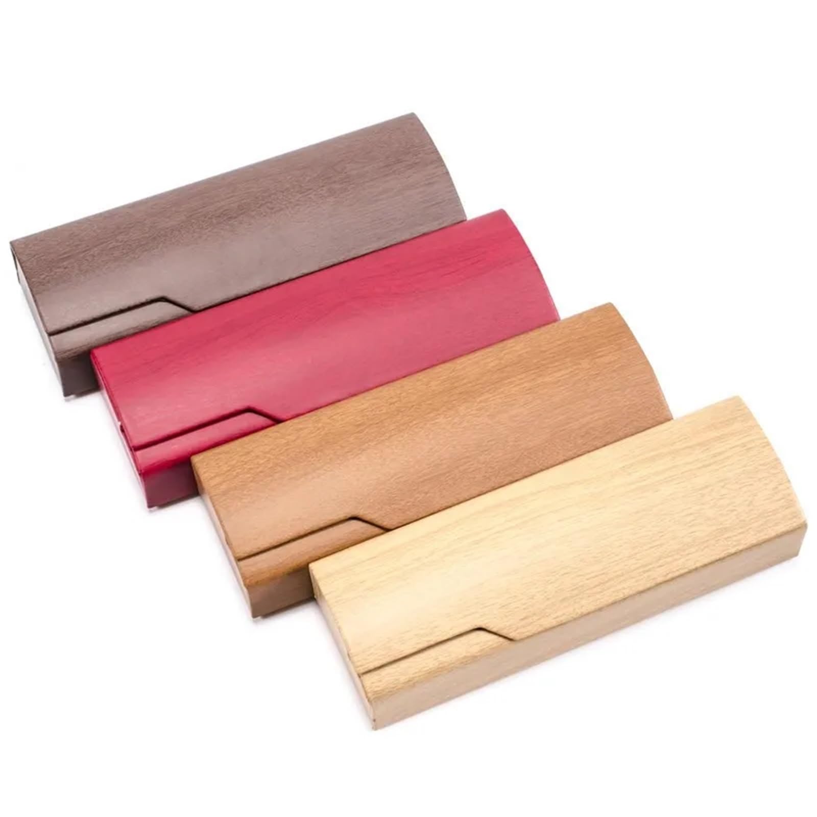 Estuche duro for gafas de lectura, estuche Metal for for hombres y mujeres, 2 uds Para Mujer