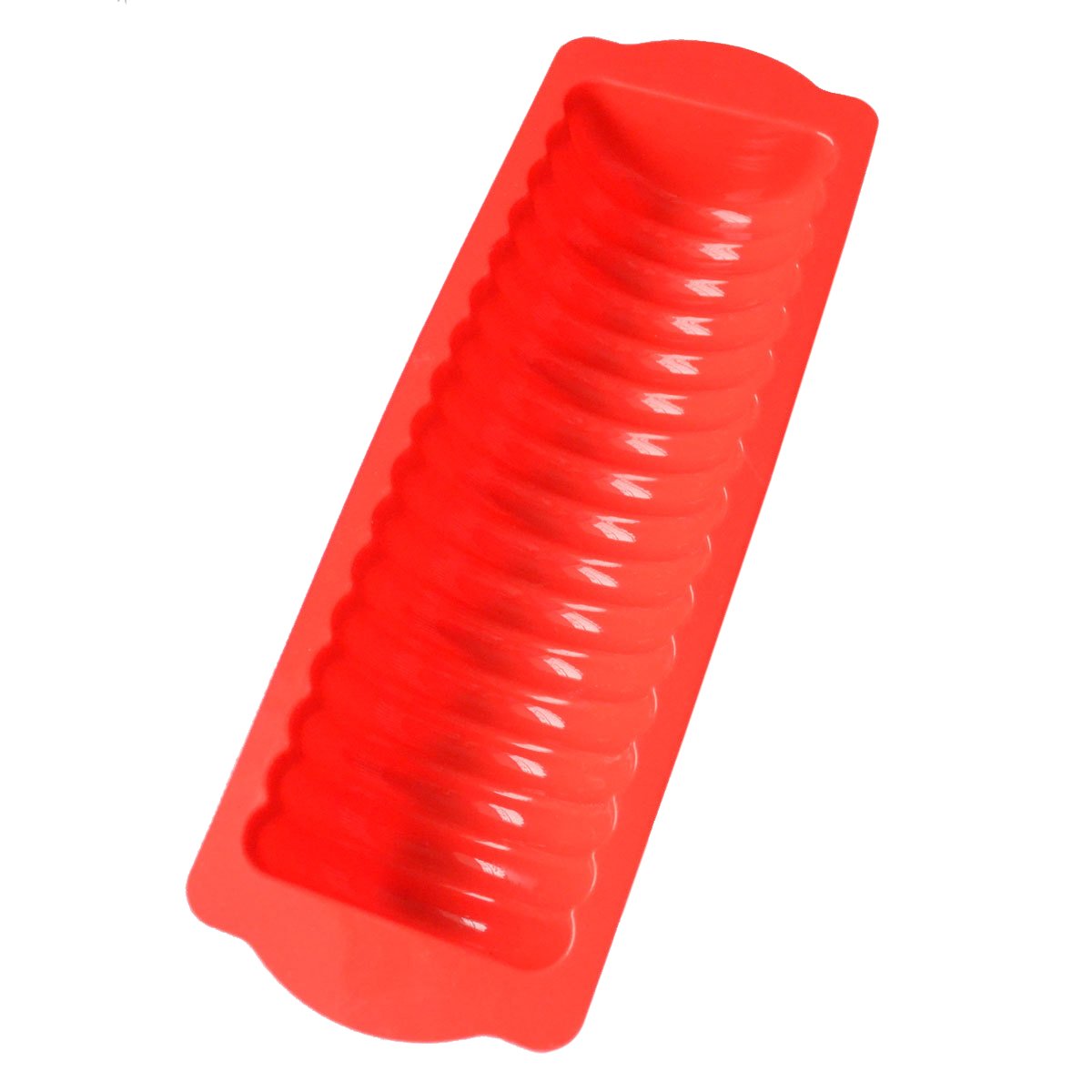 Bestomz Caterpillar Ribbed Loaf Pan Silicone Bread Hot Dog Mould DIY Baking Dessert, As Shown - Image 2