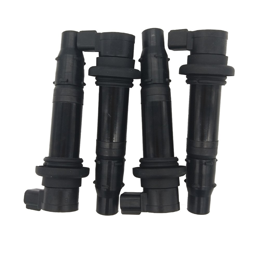 JESBEN F6T558 4Pcs Ignition Coil Replacement for Yamaha FZ1 FZS1 Vmax 1700 YZF-R1 YZF-R6 YZF-R6S 5VY