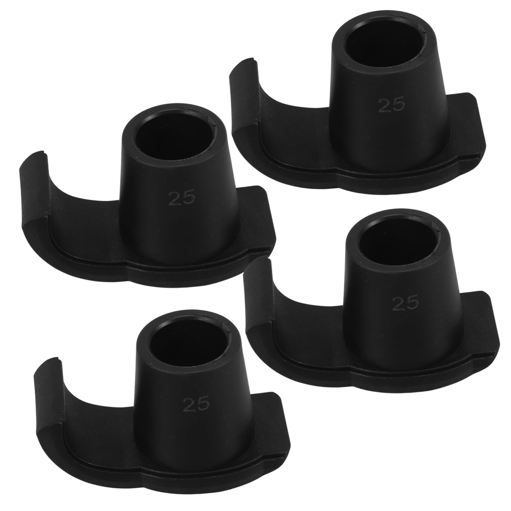 BUTIFULSIC 4pcs Elderly Walker Snowboard Practical Gliders Nonstick Walker Feet Glides Walker Accessories Walker Feet Coasters Portable Walker Skis Walker Glide Skis Walker Glides Nylon Black
