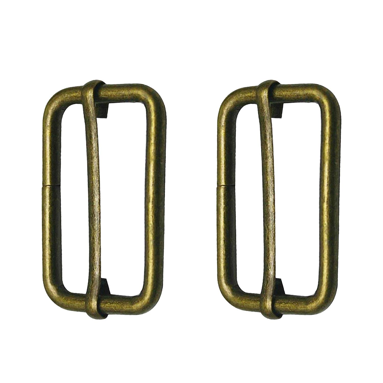 Trimming Shop Lot De 25 Boucles Coulissantes Triglide Bronze 38 Mm Pour Sangles, Sac à Dos, Sangles De Fixation, Colliers Pour Animaux De Compagnie Et Accessoires De Sac, Durables, Légers, Bronze