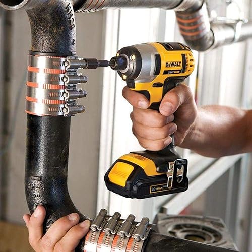 Miniatura 5 de DEWALT Juego de herramientas mecánicas de 205 piezas y taladro inalámbrico de 20 V MAX y destornillador de impacto con 2 baterías y cargador,