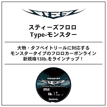 Amazon.co.jp: ダイワ(DAIWA) フロロライン スティーズフロロ T