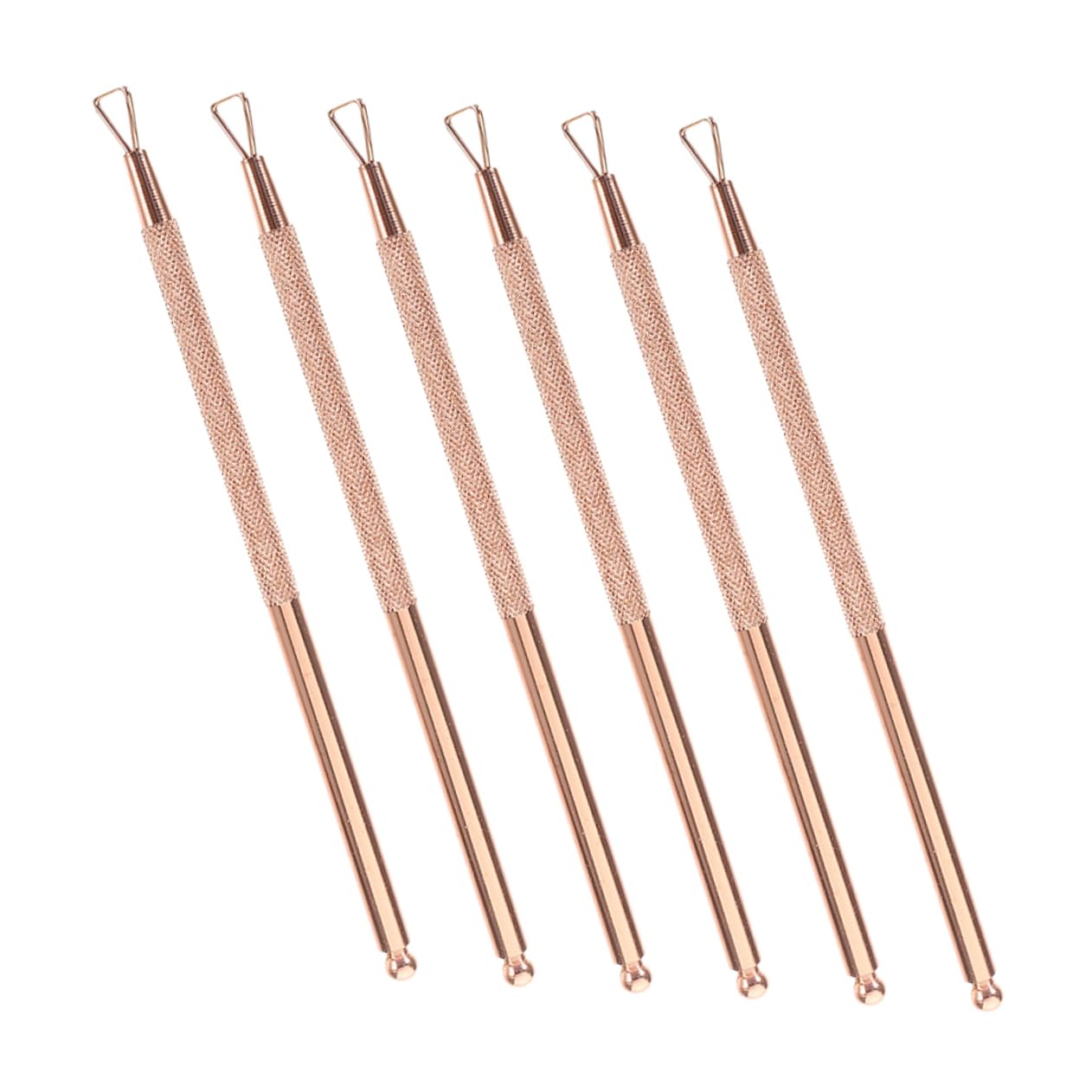 HAPINARY Effortless Nail Polish Removal 6pc Nail Gel Remover Tool Cuticle Pusher Stainless Steel