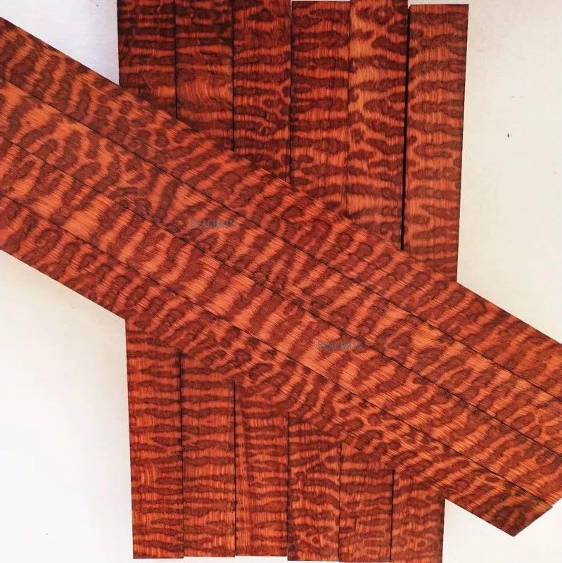 Spare Part for 1 Pack Natural Snakewood (Piratinera Guianensis) Wood Beads Cage Slingshot Knife Handle - (Color: 30-2.7- 2.7)