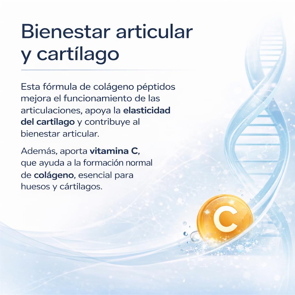 BlissColágeno One – Colágeno Marino Naticol® con Glucosamina, Condroitina y MSM | Colágeno Hidrolizado para Articulaciones | Complemento Alimenticio en Sobres | 30 dosis