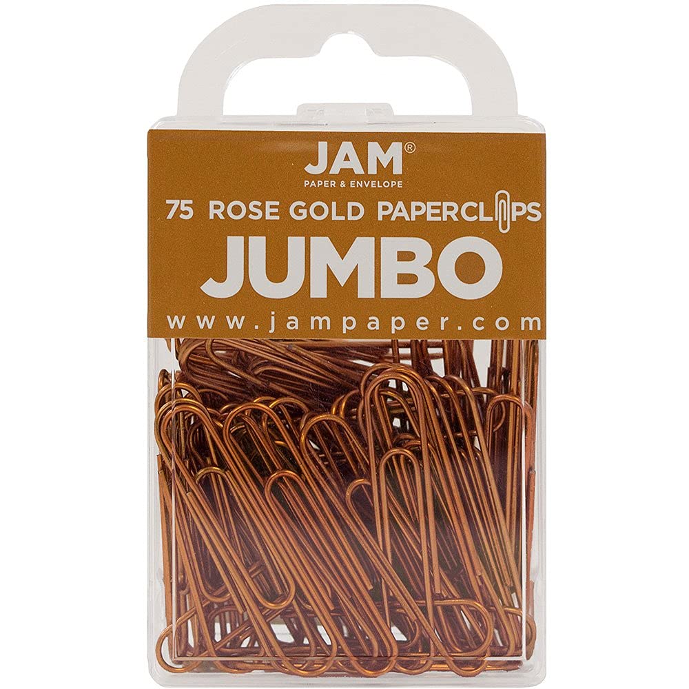 Trombones Géants Orange – 50,8 Mm – Paquet De 75 – Pour Bureau, école, Organisation