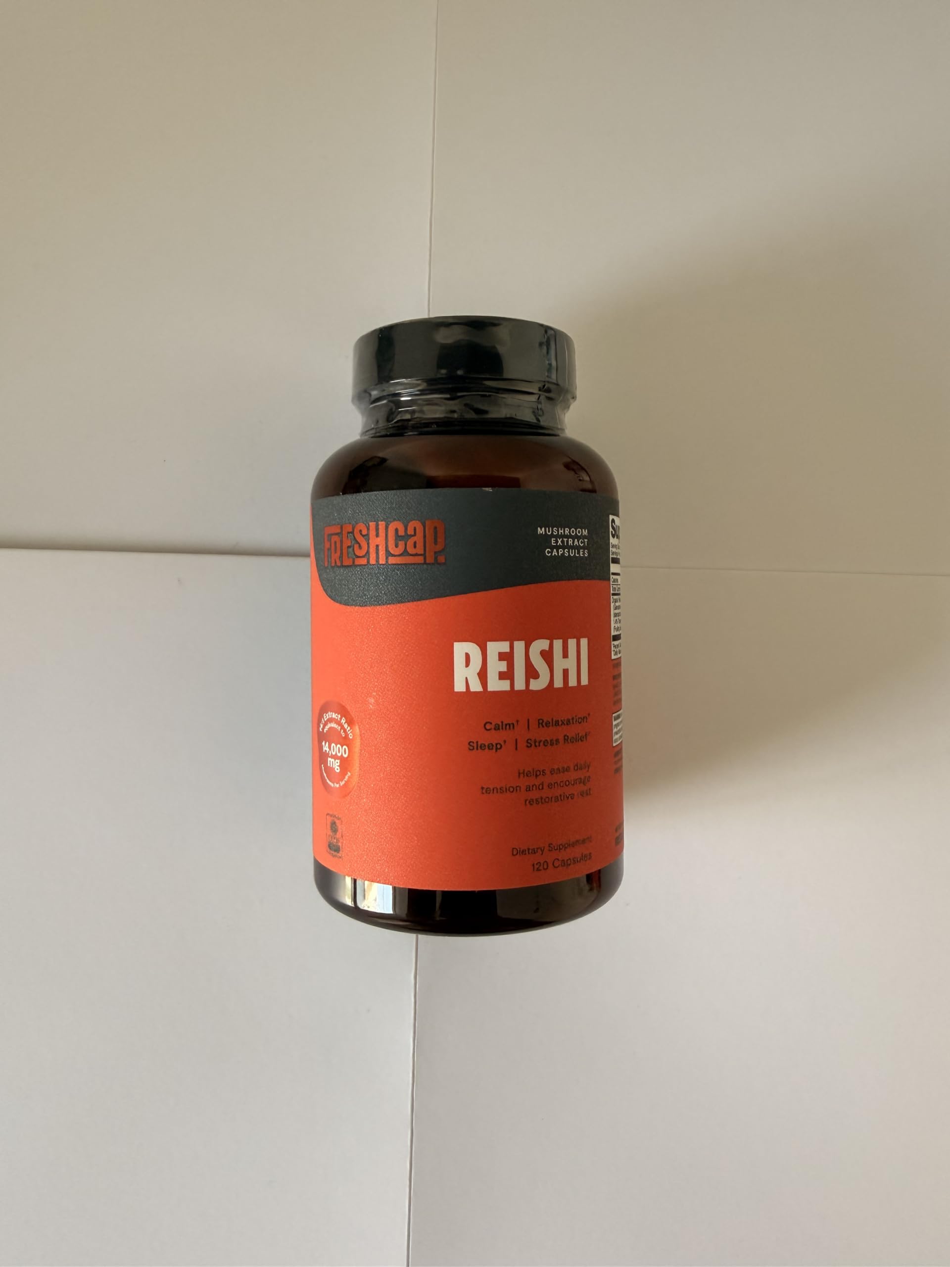 FreshCap Reishi Mushroom Capsules - Organic Mushroom Extract, 120 Capsules — Amazon image 8