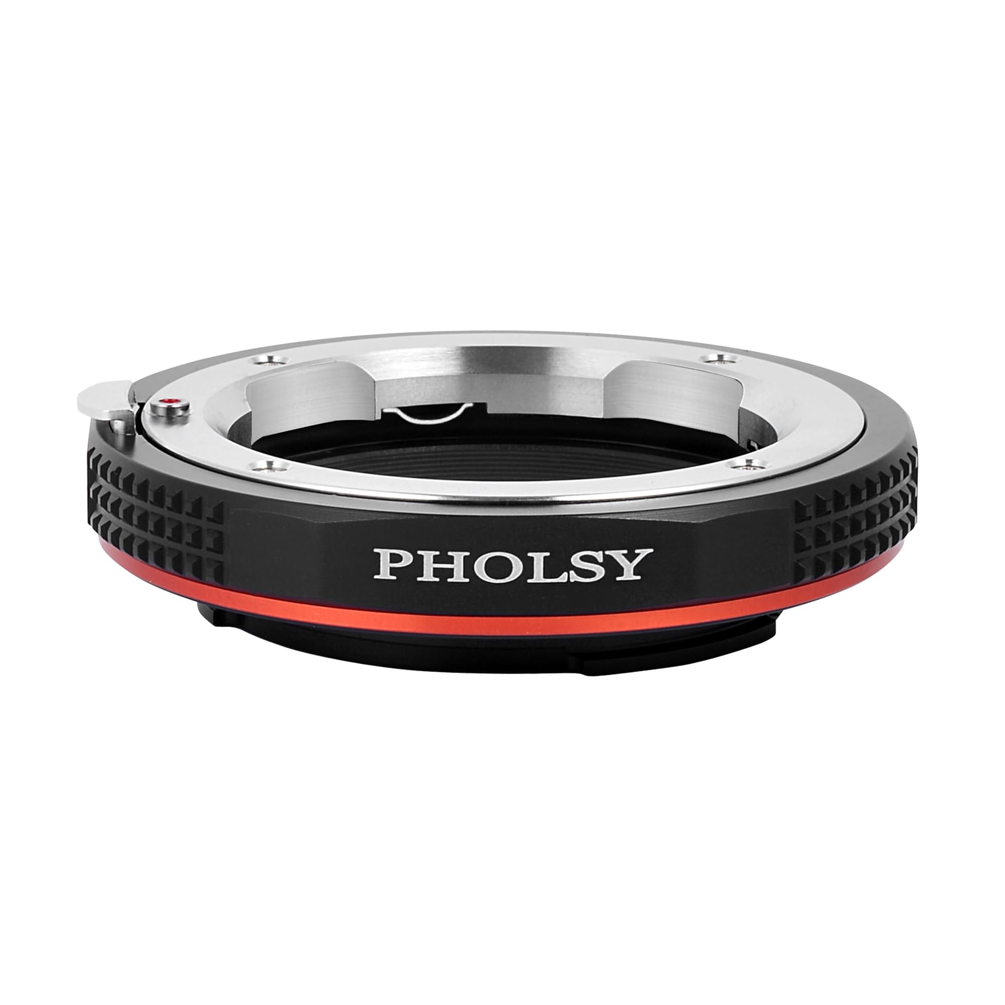 PHOLSY Adaptador de Objetivos Leica M a EF-M Enfoque Manual para Lente de Montura Leica M, Zeiss M, VM y Cuerpo de Cámara Canon EF-M (EOS M) Montura, Leica M-EOS M