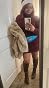 Customer review image for Nice form-fitted knit dress, that feels amazing, plus giving casual