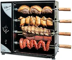 Churrasqueira a Gás Rotativa Vitta Arke 04 Espetos