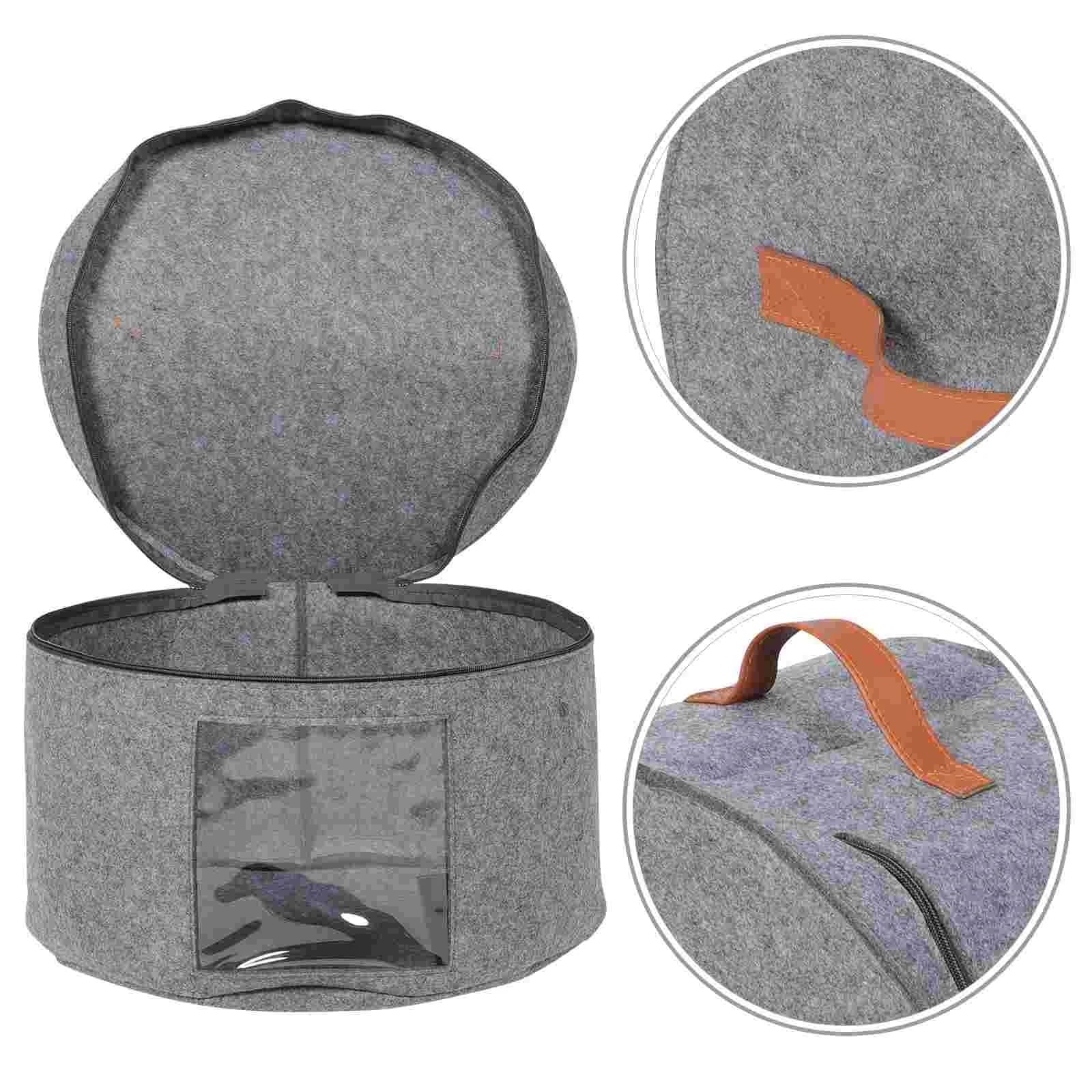 Caja de almacenamiento for sombreros, estuche for cajas viaje, gorros mujer con tapas, organizador, soporte portador béisbol Para Sombrero