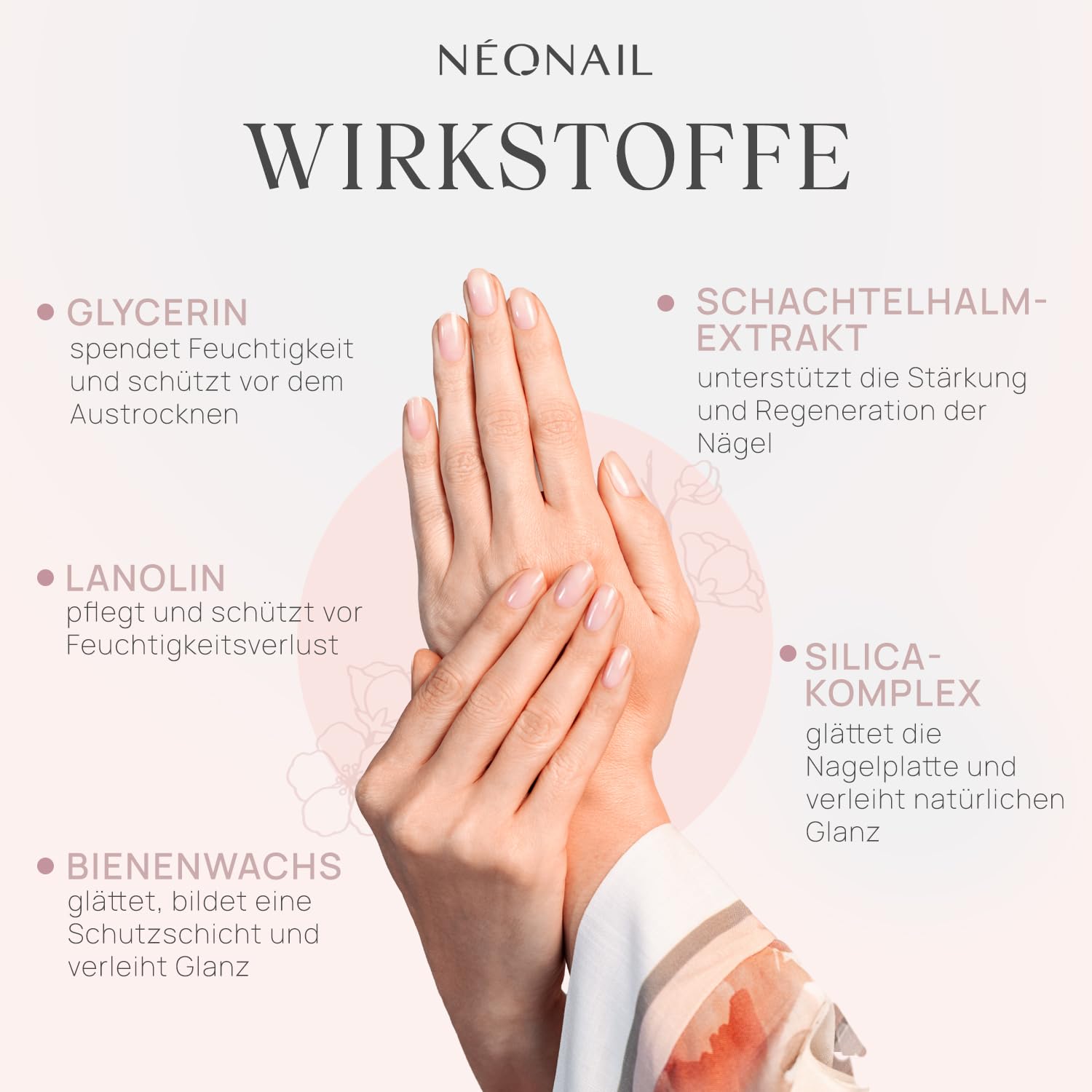 NÉONAIL Japanese Manicure Ritual – Japanisches Maniküre Set mit Kosmetiktasche, Nagelfeile & Buffer für Nägel - Nagelpflege Set für natürliche glänzende Fingernägel - Nägel selber machen Set