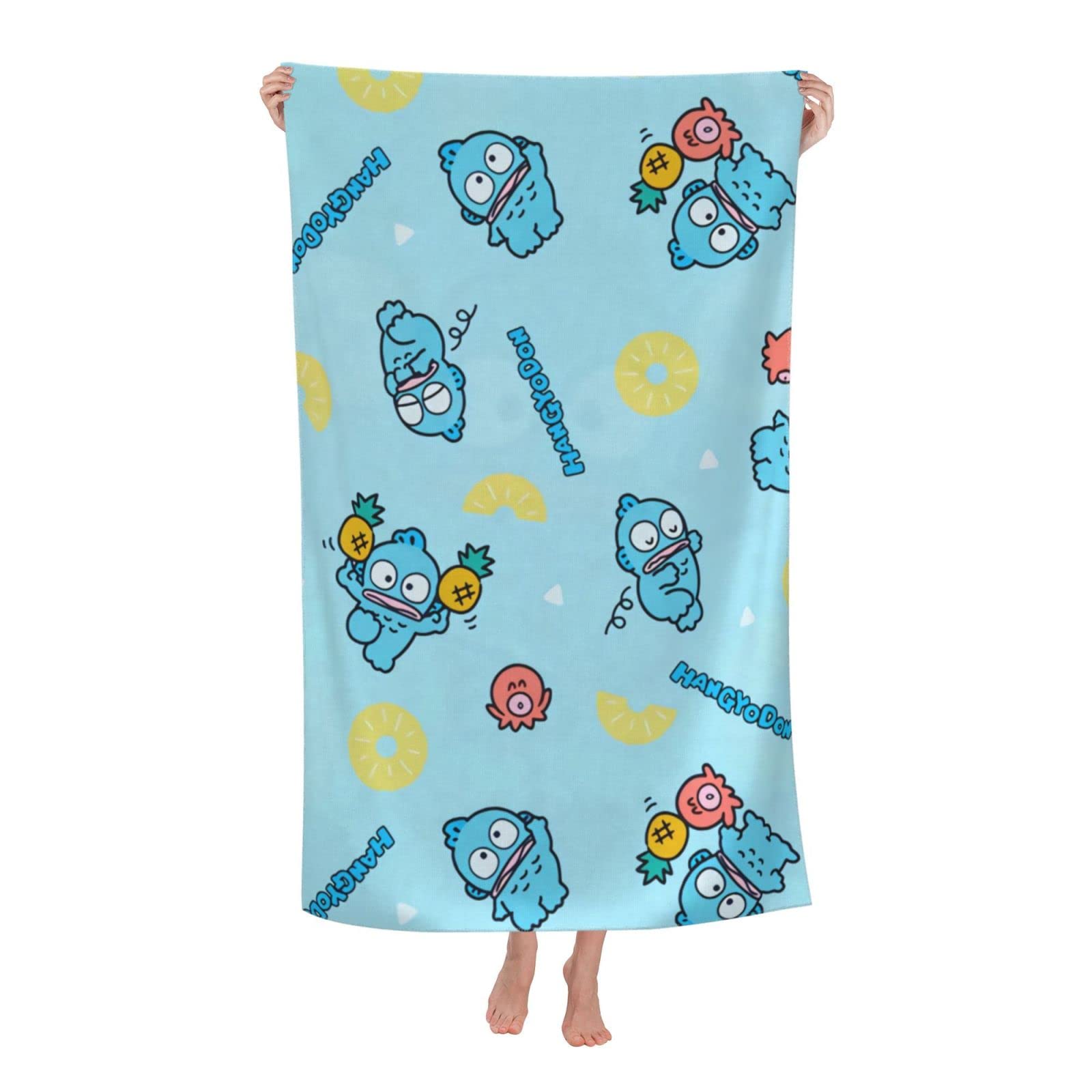 Amazon｜ハンギョドン (1) バスタオル 大判 吸水 フェイスタオル 速乾