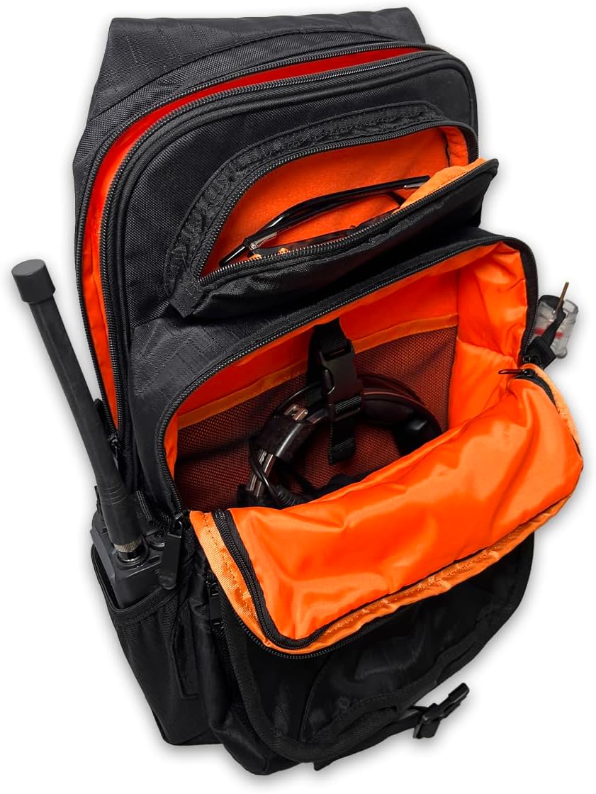 Flight Outfitters Thrust 2.0 Sling Pack | Compact Durable Reinforced Easy-to-Carry Flight Bag w/Multiple Pockets for Pilots