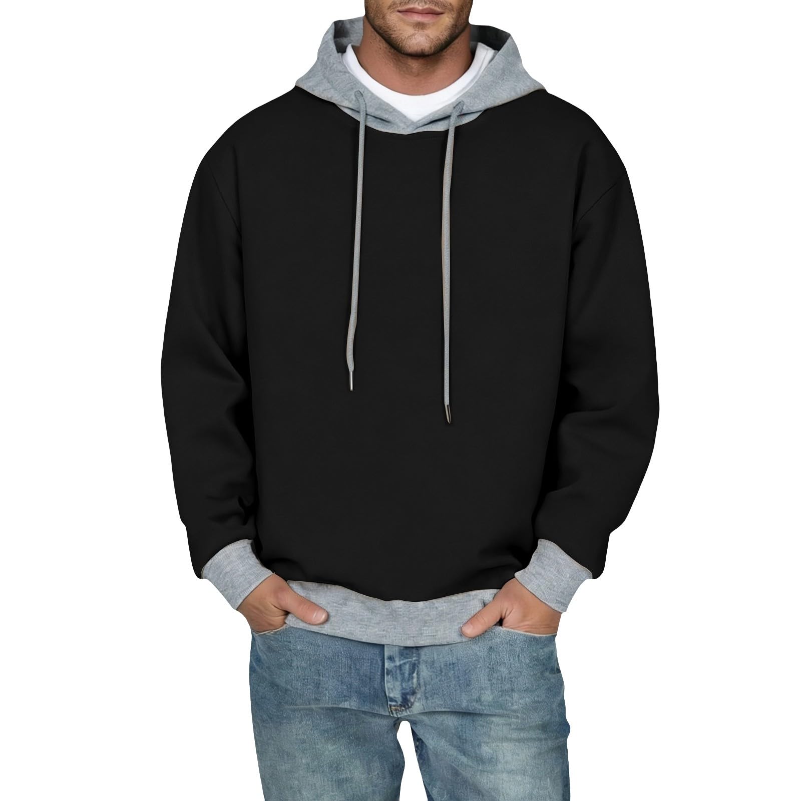 Sudadera de hombre con capucha para el gimnasio y tus rutas de pesca 6