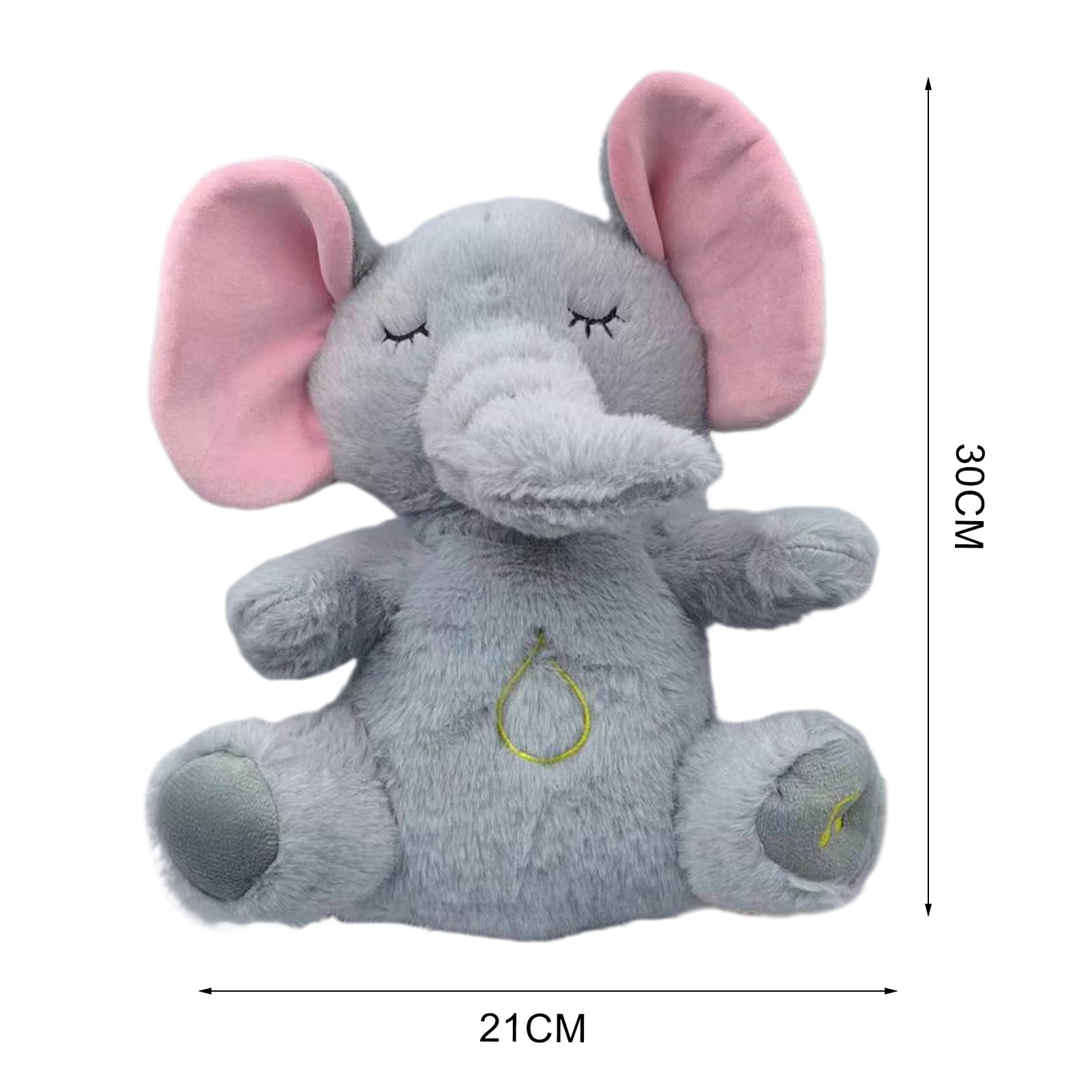 Amazon.co.jp: Tainrunse インタラクティブな象のぬいぐるみ 呼吸する