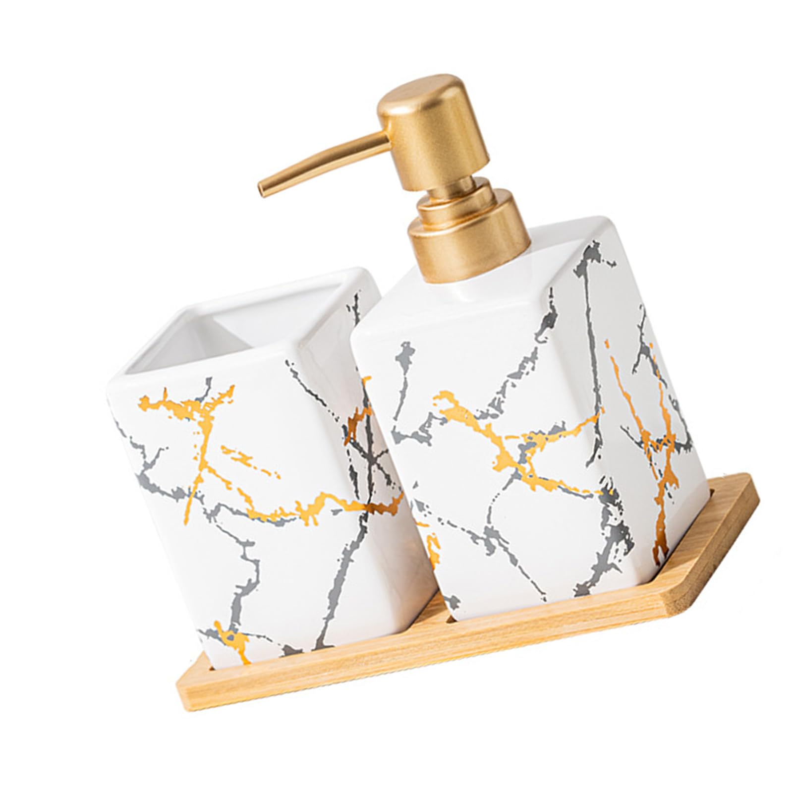 carotoe Liquid Soap Dispenser Hand Soap Dispensing Gadget Body Wash Toothbrush Holder for Household Use Household Bathroom Liquid Container