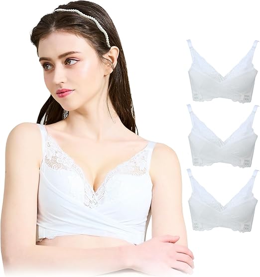 「はな」　PG-Bra ホワイト　ブラック　2色セット Lサイズ PG-Bra ノンワイヤー 2枚セット Lサイズ
