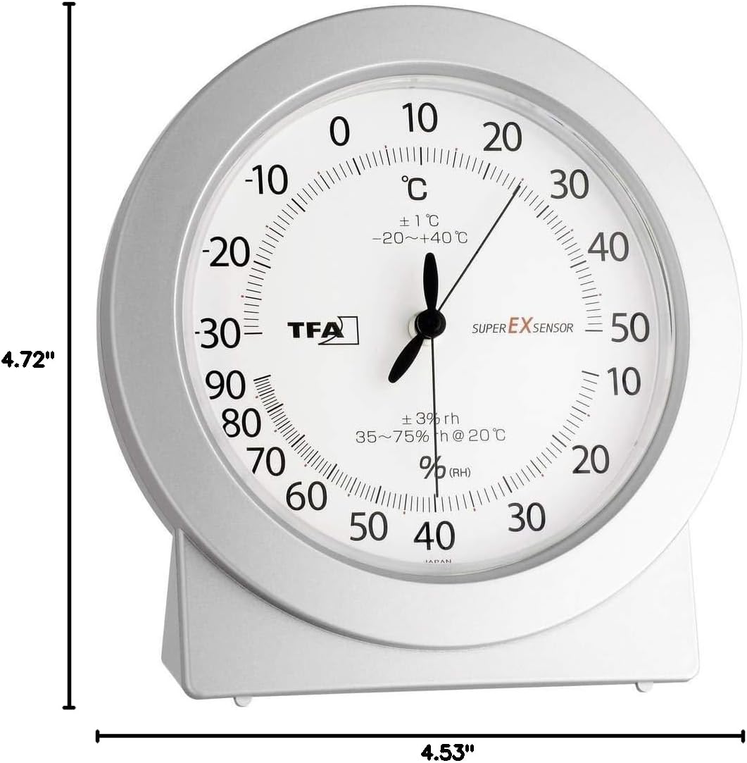 TFA 45.2020 Precision Thermo-Hygrometer 120 x 115 x 40 mm