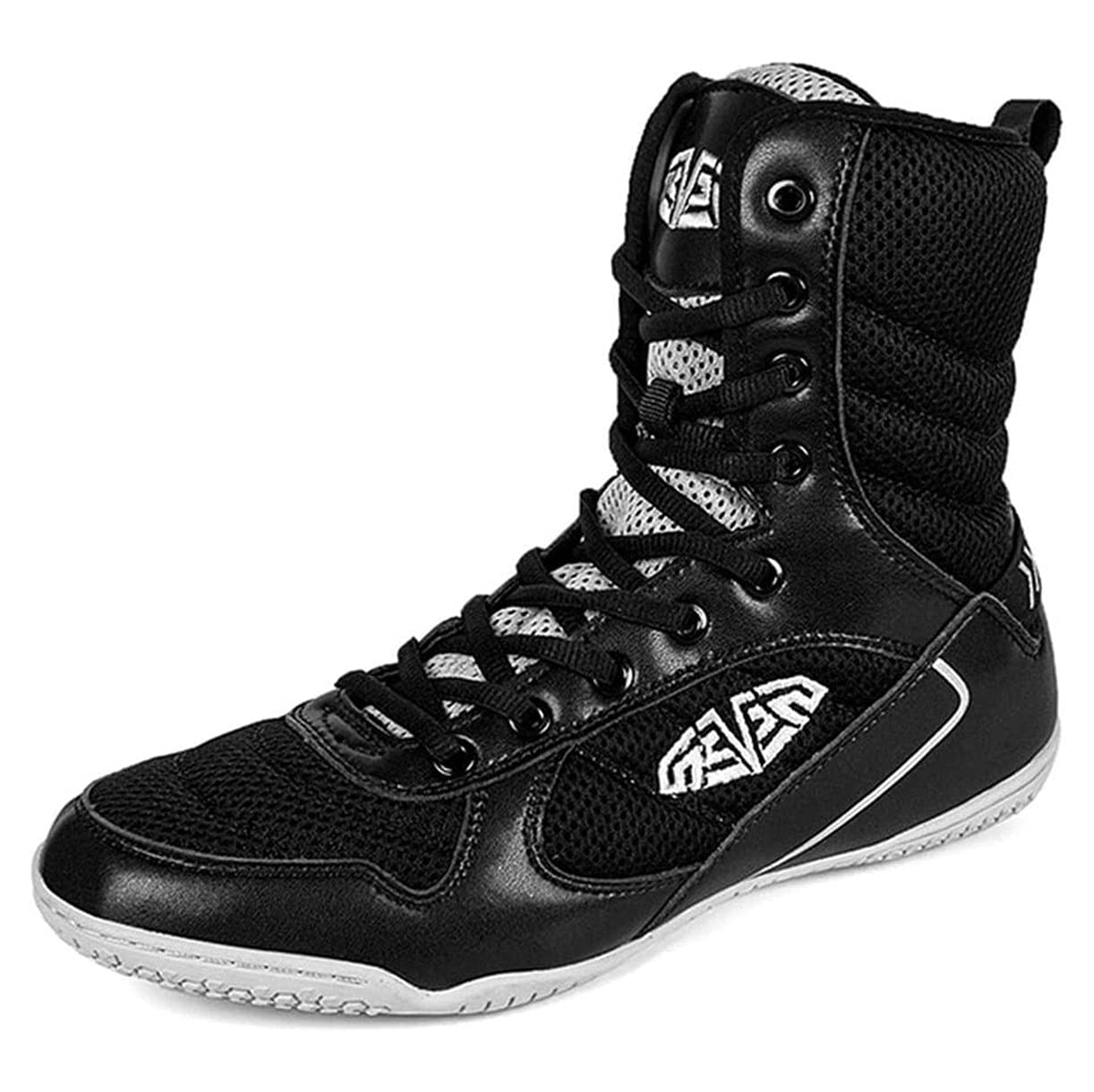 Scarpe da Uomo per Lotta per Uomo Scarpe da Boxe Professionali Traspiranti Scarpe da Sport Pesi Antiscivolo