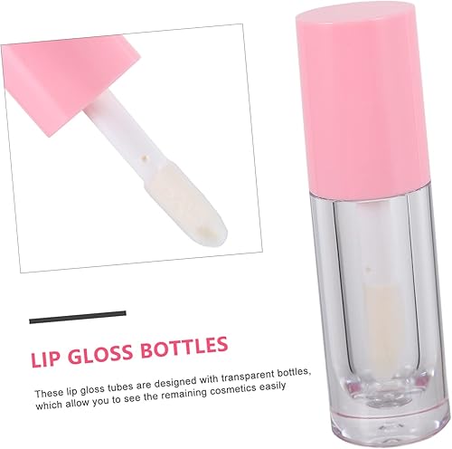 10pcs Cute Lip Gloss Tubes Empty Lip Balm Bottles Leakproof for Diy Beauty Products