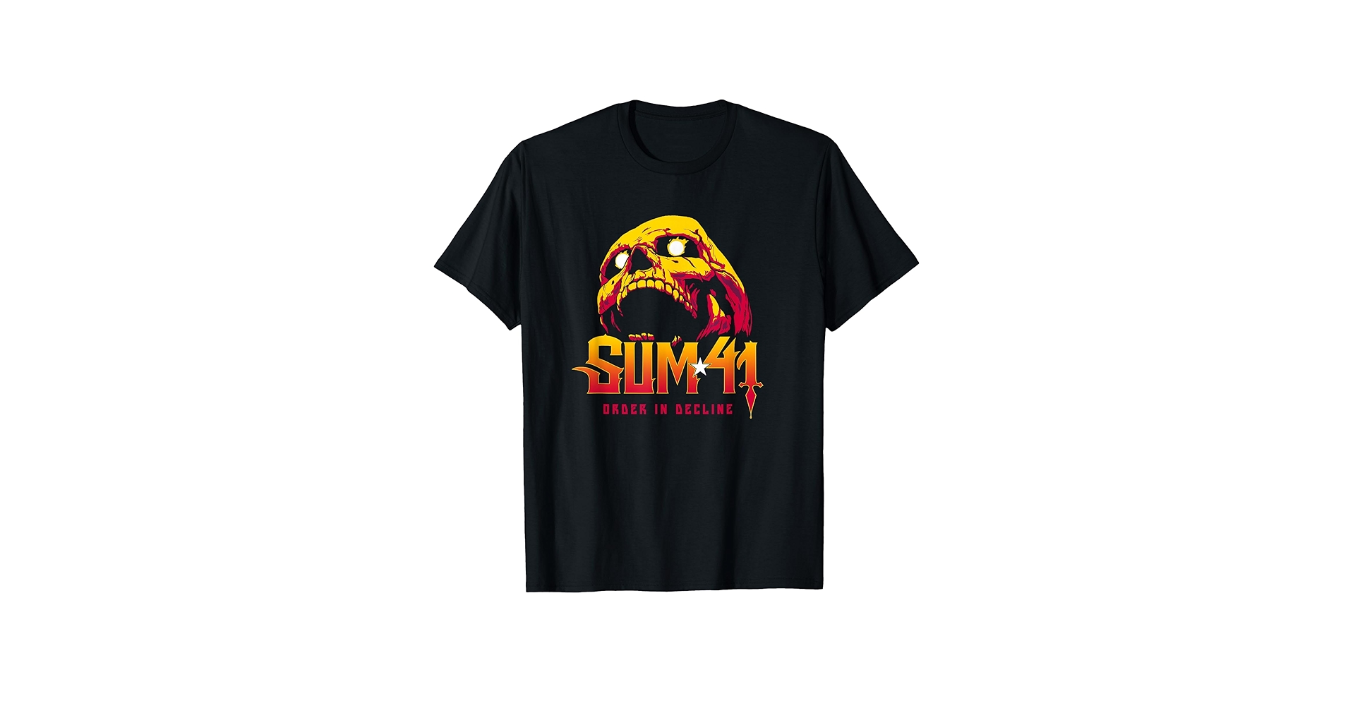 Amazon.com: Sum 41 Order In Decline Skull T-Shirt : Clothing