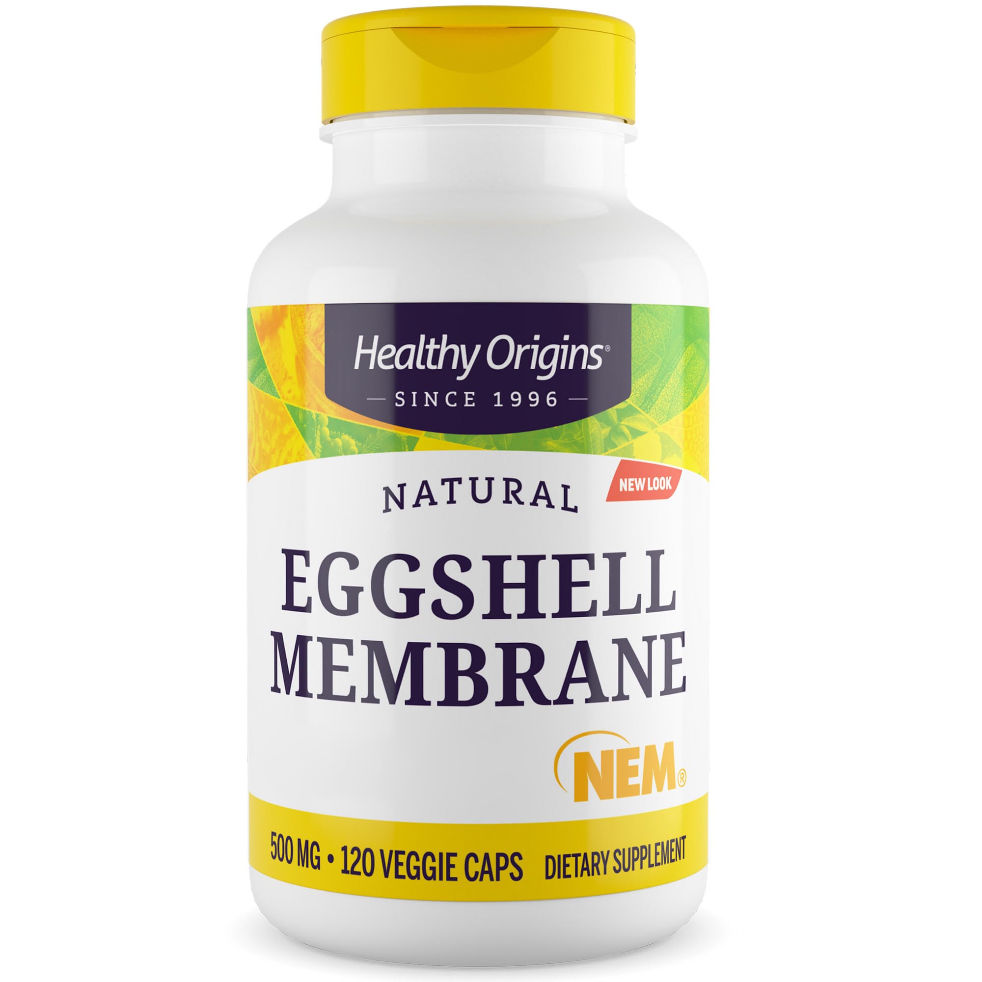 Healthy Origins Natural Eggshell Membrane 500mg 120 Capsules Sin Gluten No GMO