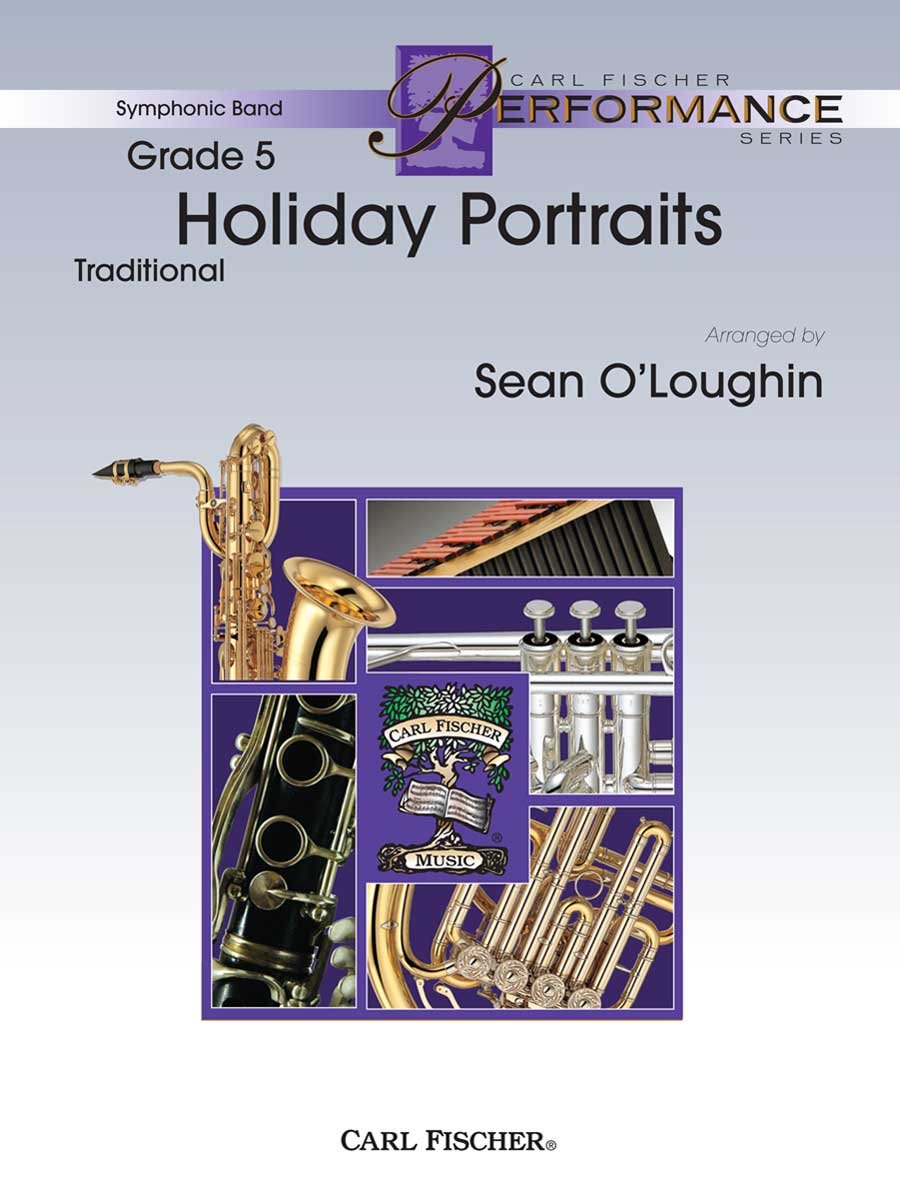 Holiday portraits concert band/harmonie/fanfare-partition+parties separees