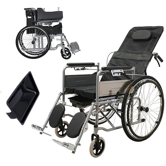 Buy BOCbco 18" Bariatric Wheelchair Folding Medical Manual Transport